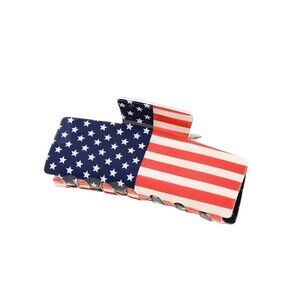 LARGE AMERICAN FLAG CLAW CLIP